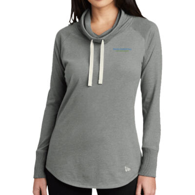 Women's Sueded Cotton Blend Cowl Tee Thumbnail