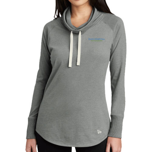 Women's Sueded Cotton Blend Cowl Tee Thumbnail